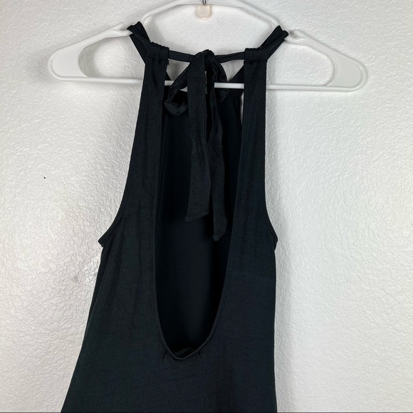 H:ours revolve back keyhole sleeveless mini black dress size XS - Picture 8 of 9